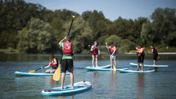 Canoë-paddle