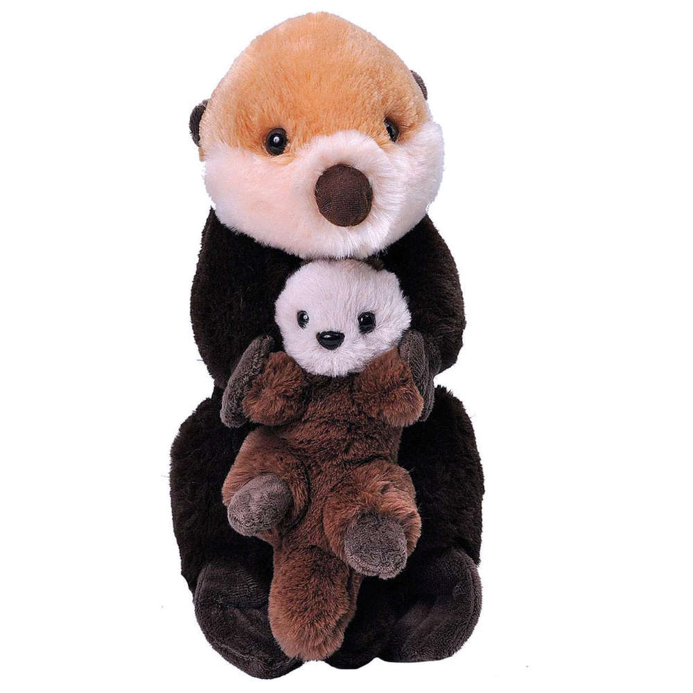 PELUCHE MOM & BABY LOUTRE DE MER